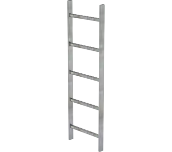 Shaft ladder, galv. st., 400 mm clear width 5 rgs | © MUNK GmbH