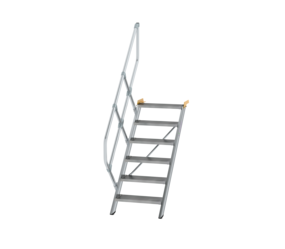 Treppe 45° St.br. 600 mm, 6 St., Alu ger. | © MUNK GmbH