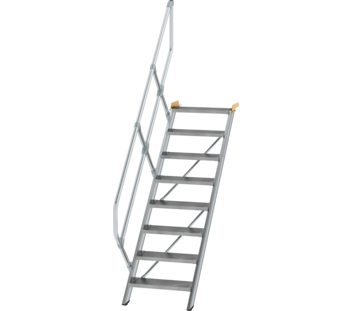 Treppe 45° St.br. 600 mm, 8 St., Alu ger. | © MUNK GmbH