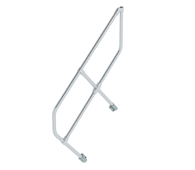 Second handrail for stairs 45°, 4 steps | © MUNK GmbH