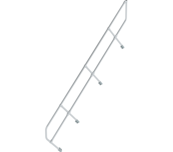 Second handrail for stairs 45°, 12 steps | © MUNK GmbH