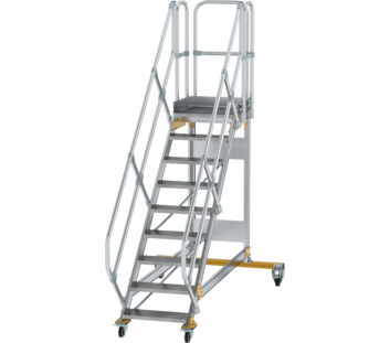 Platform stairs 45° mobile st. width 600 mm, 9 st | © MUNK GmbH