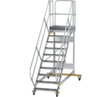 Platform stairs 45° mobile st. width 800 mm, 10 st | © MUNK GmbH