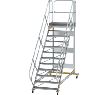 Platform stairs 45° mobile st. wid. 1,000 mm, 12st | © MUNK GmbH