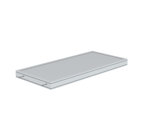 Plattform Aluminium geriffelt 1860x850 mm | © MUNK GmbH