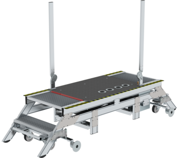 Maintenance platform for track pits | © MUNK GmbH