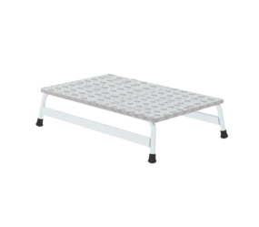 Work platform aluminium chequered plate, 1 step | © MUNK GmbH