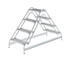 Work platform, 2-sided access, 2x4 steps | © MUNK GmbH