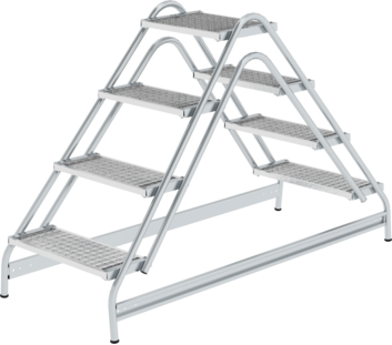 Work platform, 2-sided access, 2x4 steps | © MUNK GmbH