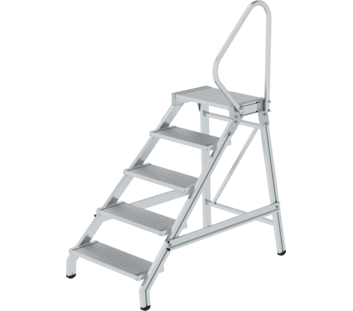Work stand with handrail, 5 steps | © MUNK GmbH