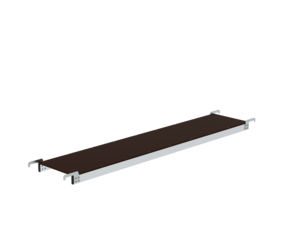 Hanging platform for folding steps 2.4x0.48 m | © MUNK GmbH