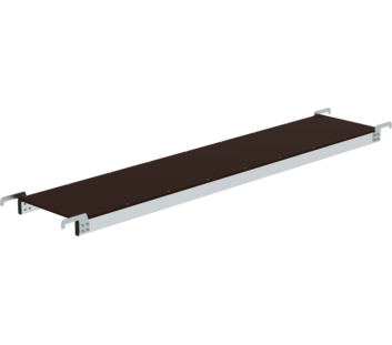Hanging platform for folding steps 2.4x0.48 m | © MUNK GmbH