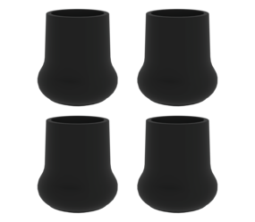 Sabot pr marchepied alu rigide ø 30 noir | © MUNK GmbH