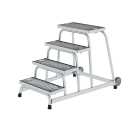 Equestrian climbing aid with rollers 4 steps | © MUNK GmbH