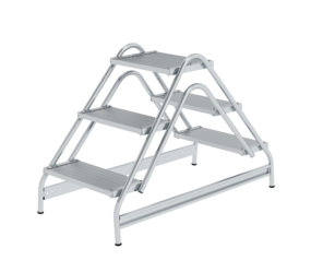 Work platform, 2-sided access, 2x3 steps | © MUNK GmbH