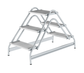 Work platform, 2-sided access, 2x3 steps | © MUNK GmbH