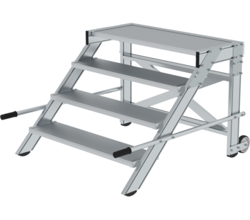 Work platform mobile 1,000 mm st width, 4 steps | © MUNK GmbH