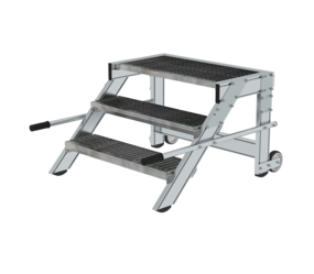 Work platform mobile 800 mm st width, 3 steps | © MUNK GmbH