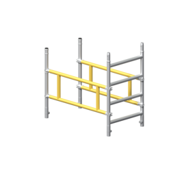 3-sided railing set for assembly platform | © MUNK GmbH
