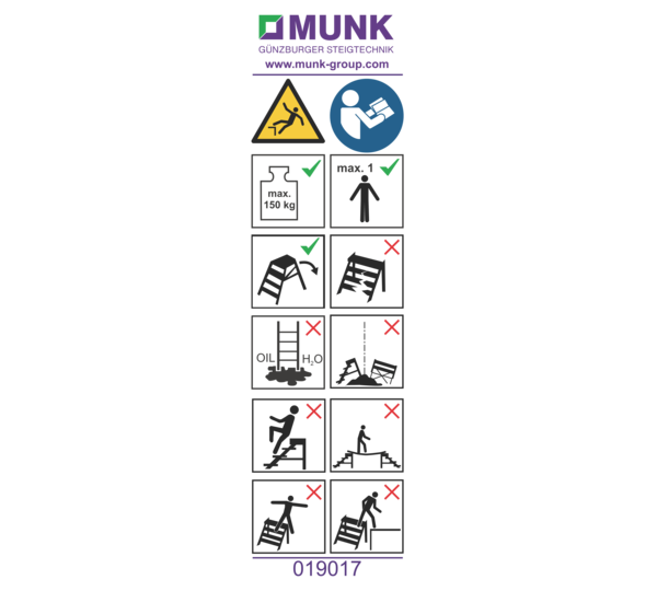 Sticker with user information | © MUNK GmbH