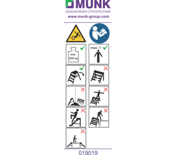 Stickers with user instructions | © MUNK GmbH