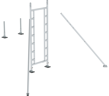 FlexxTower stair kit basic set for one-sided access  | © MUNK GmbH