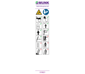 Autocollant avec instructions d’utilisation | © MUNK GmbH