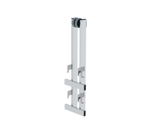 Attachable section w. castor & contact rubber pad  | © MUNK GmbH
