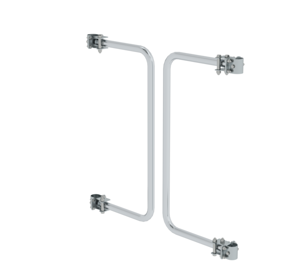 Safety door self-closing for platform ladder | © MUNK GmbH