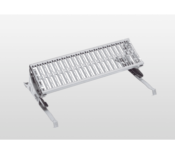 Standing grille 800x250 mm galv. steel | © MUNK GmbH