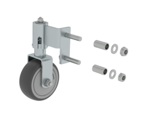 Roul. ori. ress. Ø 80 mm gauche pour éch. marches | © MUNK GmbH