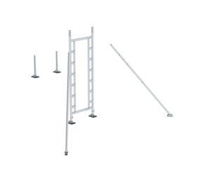 FlexxTower stair kit basic set for one-sided access  | © MUNK GmbH