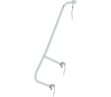 Handlauf steckbar links, Podesttreppe 5-6-stufig | © MUNK GmbH