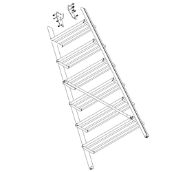 Illustration : montée d'un escalier à plate-forme, verso | © MUNK GmbH