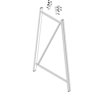 Drawing: Platform stairs support | © MUNK GmbH