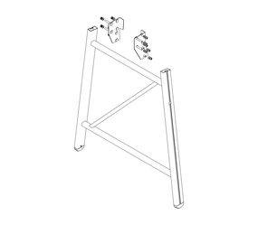 Dessin : élément de support d'un escalier à palier | © MUNK GmbH