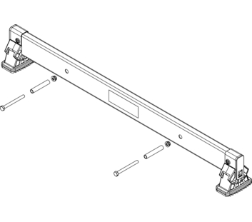 nivello-Traverse 0,93 m, Lochabstand 465 mm, Holmhöhe 73 mm | © MUNK GmbH