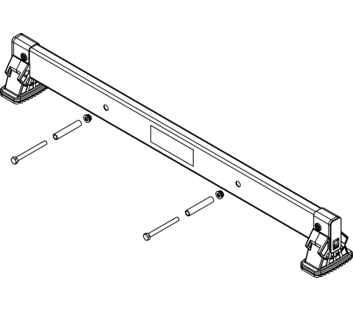 nivello-Traverse 0,90 m, Lochabstand 373 mm, Holmhöhe 73 mm | © MUNK GmbH