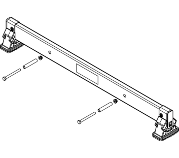 nivello-Traverse 0,90 m, Lochabstand 417 mm, Holmhöhe 73 mm | © MUNK GmbH