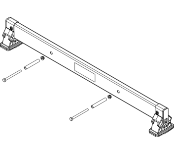 nivello-Traverse 0,93 m, Lochabstand 395 mm, Holmhöhe 85 mm | © MUNK GmbH