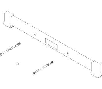 Standard-Traverse 0,93 m breit, Lochabstand 325 mm | © MUNK GmbH
