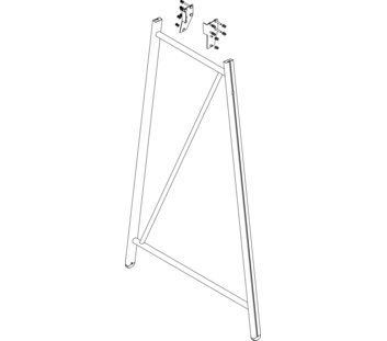 Dessin : élément de support d'un escalier à palier | © MUNK GmbH