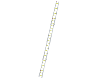 Glow scaling ladder, alu., 4-section set | © MUNK GmbH