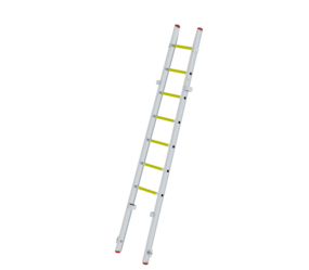 Glow scaling ladder upper section DIN EN 1147 aluminium | © MUNK GmbH