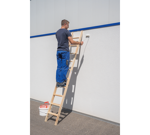 Straight ladder, wood, 10 steps, app. | © MUNK GmbH