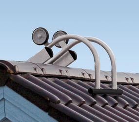 Ridge brack. for straight ladd. w. rungs 30x30mm | © MUNK GmbH
