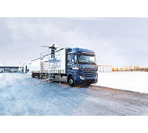 Mobile de-icing scaff., truck from the front | © MUNK GmbH