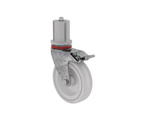 Castor w. parking brake and pin Ø 125mm | © MUNK GmbH