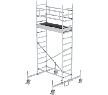 Mob.scaff. 0.75x1.80m chass.bar,pf H=3.45m | © MUNK GmbH