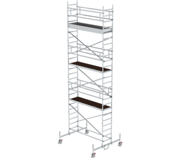 Mob.scaff. 0.75x2.45m chass.bar,pf H=6.45m | © MUNK GmbH